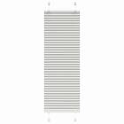 vidaXL Plisserad persienn ljusgrå 40x150 cm tyg bredd 39,4cm polyester