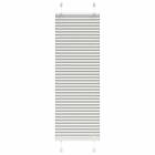 vidaXL Plisserad persienn ljusgrå 50x150cm tyg bredd 49,4cm polyester