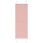 vidaXL Plisserad persienn rosa 40x150 cm tyg bredd 39,4cm polyester