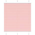 vidaXL Plisserad persienn rosa 115x150 cm tyg bredd 114,4cm polyester