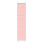 vidaXL Plisserad persienn rosa 50x200cm tyg bredd 49,4cm polyester