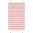 vidaXL Plisserad persienn rosa 75x150 cm tyg bredd 74,4 cm polyester