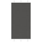 vidaXL Plisserad persienn svart 105x200 cm tyg bredd 104,4cm polyester