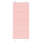 vidaXL Plisserad persienn rosa 95x200 cm tyg bredd 94,4 cm polyester