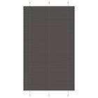 vidaXL Plisserad persienn svart 115x200 cm tyg bredd 114,4cm polyester