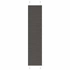 vidaXL Plisserad persienn svart 45x200cm tyg bredd 44,4cm polyester