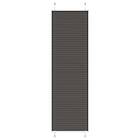 vidaXL Plisserad persienn svart 60x200cm tyg bredd 59,4cm polyester
