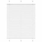vidaXL Plisserad persienn vit 105x100 cm tyg bredd 104,4cm polyester