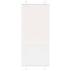 vidaXL Plisserad persienn vit 100x200 cm tyg bredd 99,4 cm polyester