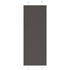 vidaXL Plisserad persienn svart 70x200 cm tyg bredd 69,4 cm polyester