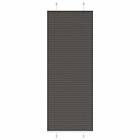 vidaXL Plisserad persienn svart 80x200 cm tyg bredd 79,4 cm polyester