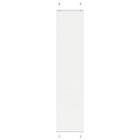 vidaXL Plisserad persienn vit 45x200cm tyg bredd 44,4cm polyester