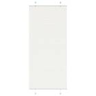 vidaXL Plisserad persienn vit 90x200 cm tyg bredd 89,4 cm polyester