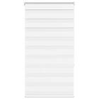 vidaXL Rullgardin zebra vit 75x150 cm tyg bredd 70,9 cm polyester