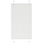 vidaXL Plisserad persienn vit 70x100 cm tyg bredd 69,4 cm polyester