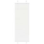 vidaXL Plisserad persienn vit 80x200 cm tyg bredd 79,4 cm polyester