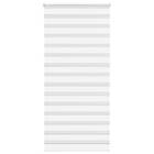 vidaXL Rullgardin zebra vit 115x230 cm tyg bredd 110,9 cm polyester