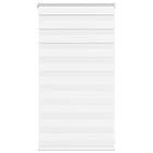 vidaXL Rullgardin zebra vit 70x100 cm tyg bredd 65,9 cm polyester
