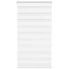vidaXL Rullgardin zebra vit 85x150 cm tyg bredd 80,9 cm polyester