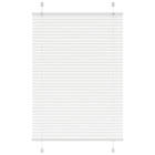 vidaXL Plisserad persienn vit 90x150 cm tyg bredd 89,4 cm polyester