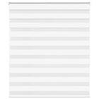 vidaXL Rullgardin zebra vit 120x150 cm tyg bredd 115,9 cm polyester