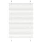 vidaXL Plisserad persienn vit 95x150 cm tyg bredd 94,4 cm polyester
