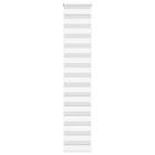 vidaXL Rullgardin zebra vit 45x200 cm tyg bredd 40,9 cm polyester