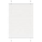 vidaXL Plisserad persienn vit 95x100 cm tyg bredd 94,4 cm polyester