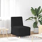 vidaXL Soffstol svart 55 cm sammet