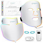 Nourished LED Mask for Face, Neck, Decollete, 7 Colors Light Therapy Skin