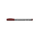 Staedtler pigment brush pen 10 pcs maroon
