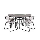 Venture Home Copenhagen Matgrupp 140cm Rund Med 4 Kenth Stolar 