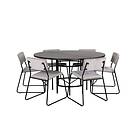 Venture Home Copenhagen Matgrupp 140cm Rund Med 6 Kenth Stolar  