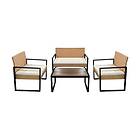 Teesa Ami Light Brown Garden Furniture Set