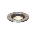 Lucande LED-golvinbyggnadslampa Jos, rund, svängbar, IP67