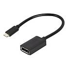 CableXpert USB-C DisplayPort 15cm M/F