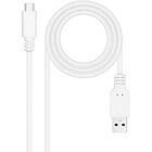 NanoCable USB-A/C 2,0 M/M 1m