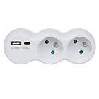 Maclean Multiprise 2 ports MCE339 USB