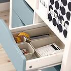 IKEA KALLAX insats med 2 lådor 33x33 cm