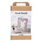 DIY Kit Punch Needle Spegel pastellfärger Creativ Company