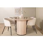 Venture Home Bianca Matgrupp 200 cm Oval med 4 Berit stolar Beige Matgrupper Bei