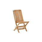 Venture Home Ghana Stol Hopfällbar Brun Matstol & karmstol utomhus Beige Trä