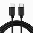 NÖRDIC 0,5m USB 2.0 USB-C till C kabel för iPhone 15/15 Pro/15 Plus/15 Pro Max 3A 480Mbps 60W