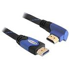 DeLock HDMI - HDMI High Speed with Ethernet (angled) 90° 1m