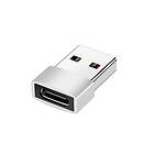 INF Adapter USB-C (hona) till USB-A 2,0 (hane) Silver