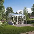 Träväxthus Linnea Mur Vit Vit, 7,5 M²