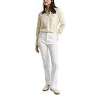 Gant Slim Fit Flared White Jeans (Dam)