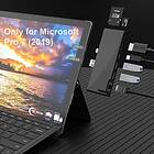 NÖRDIC USB 7-Port dockningstation för MicroSoft Surface Pro7 1xHDMI4k30Hz 2xUSB-