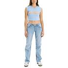 True Religion Sarah Low Rise Straight Jeans (Dam)