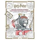 Resor genom Harry Potters magiska värld : en officiell målarbok